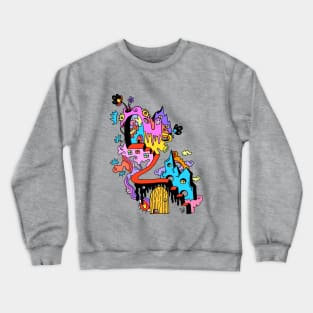 Ooblek Village Crewneck Sweatshirt